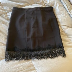 Kittenish by Jessie James Decker black lace skirt Medium